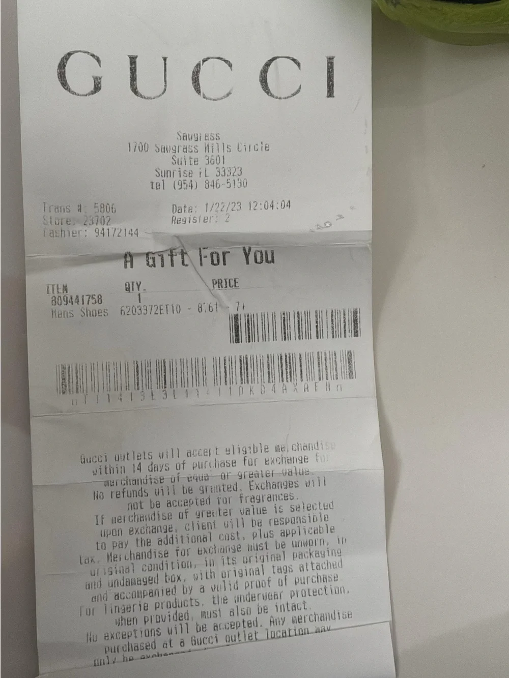 Gucci rare discontinued